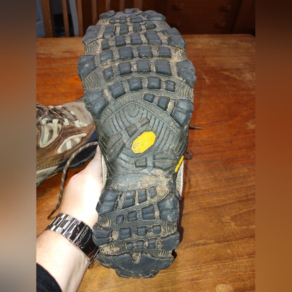 Patagonia Drifter A/C Hiking Shoes, Women's Size 9.5, Brown & Green, Goo… - Picture 13 of 16